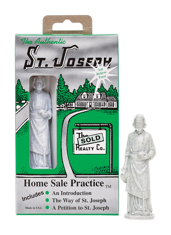 ST. JOSEPH - St. Joseph Home Sale Practice Religious St. Joseph Statue Plastic Statue 1 each