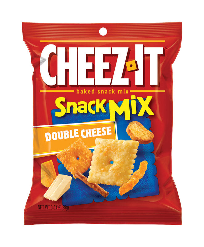 CHEEZ-IT - Cheez-It Double Cheese Snack Mix 3.5 oz Bagged - Case of 6