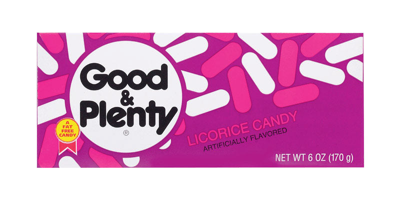 GOOD & PLENTY - Good & Plenty Artificial Licorice 6 oz - Case of 12