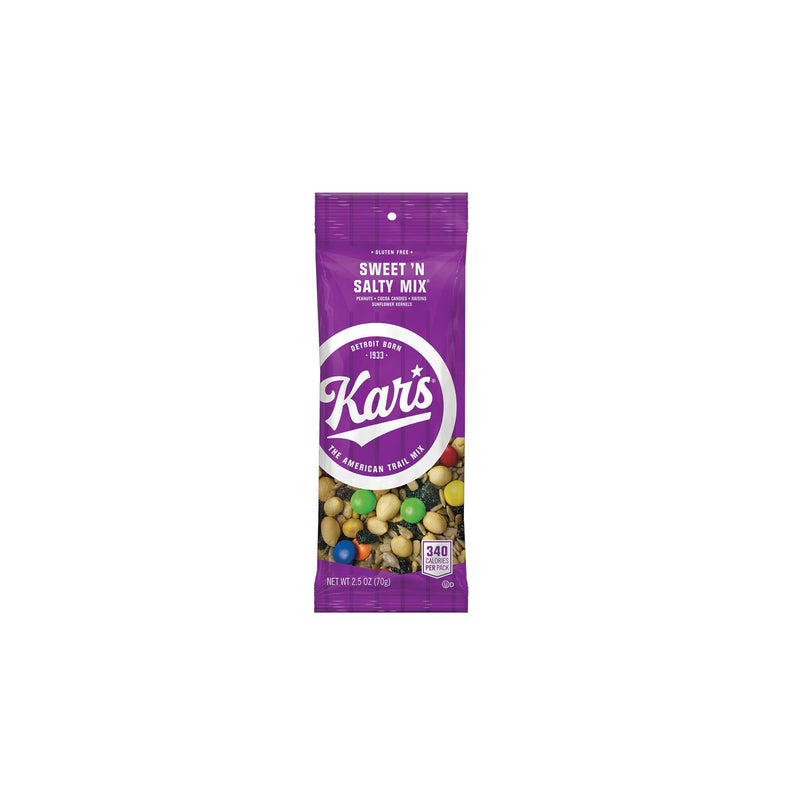 KARS - Kars Sweet n Salty Trail Mix 2.5 oz Bagged - Case of 12