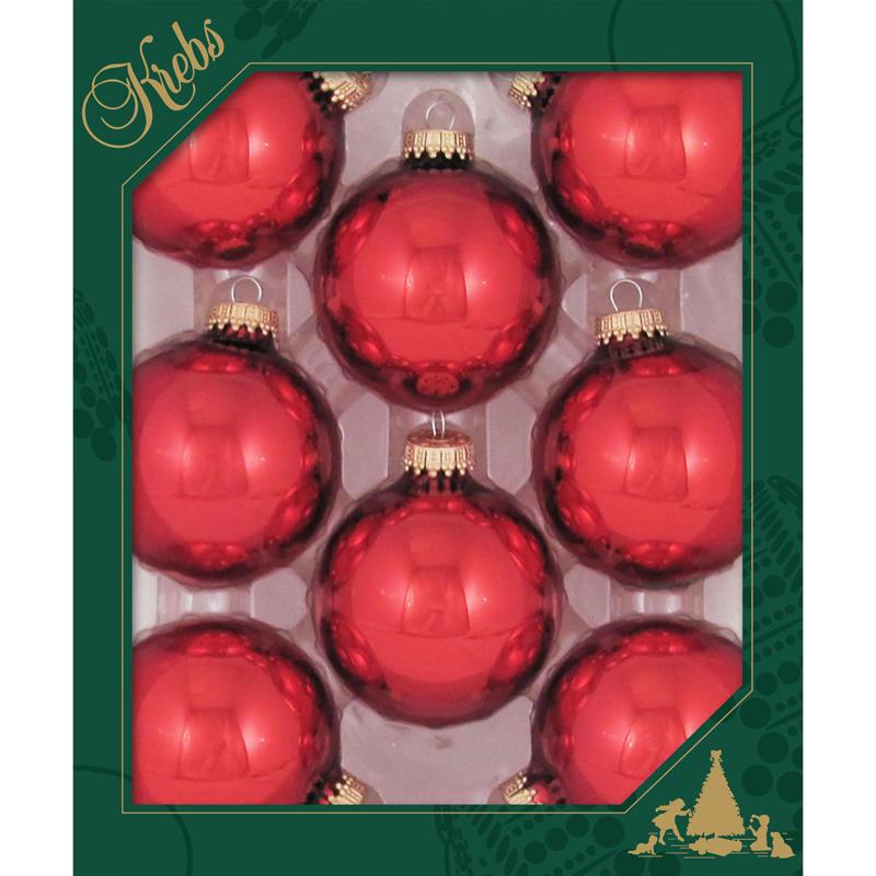 CHRISTMAS BY KREBS - Christmas by Krebs Christmas Red Ball Ornament - Case of 12