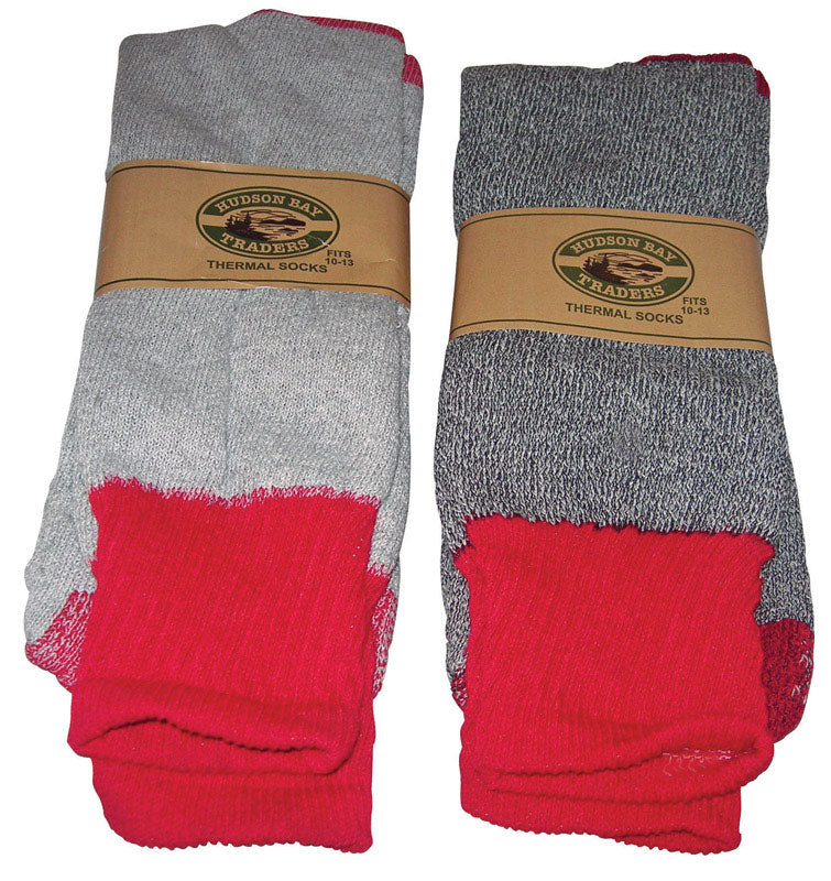 DIAMOND VISIONS - Diamond Visions Hudson Bay Traders Goods Thermal Sock Cotton 1 pk - Case of 36