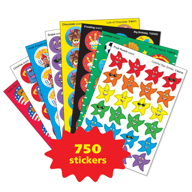 TREND - Scratch 'n Sniff Stinky Stickers® Assortment Pack, 750 Stickers