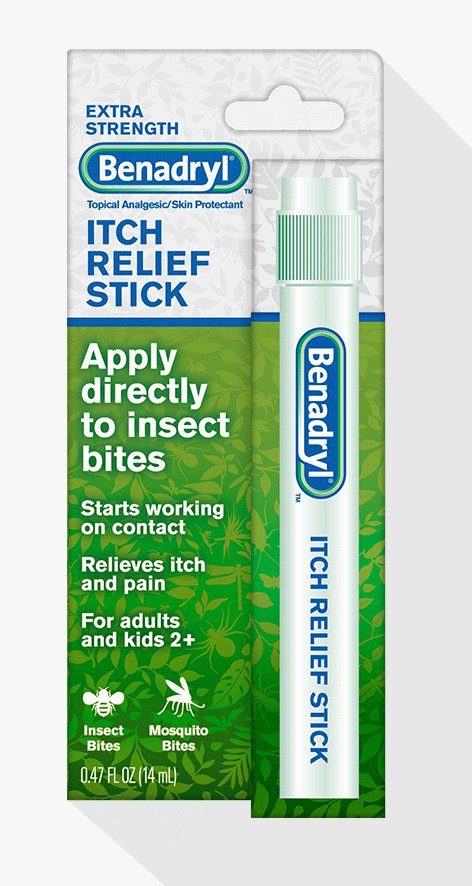 Johnson & Johnson Consumer - Itch Relief Benadryl® 2% - 0.1% Strength Liquid 14 mL Stick [24/CS]