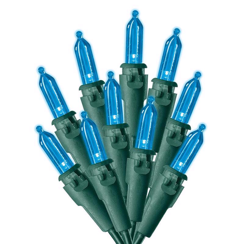 CELEBRATIONS - Celebrations Blue LED Mini Blue 100 ct String Christmas Lights 24.5 ft. - Case of 12