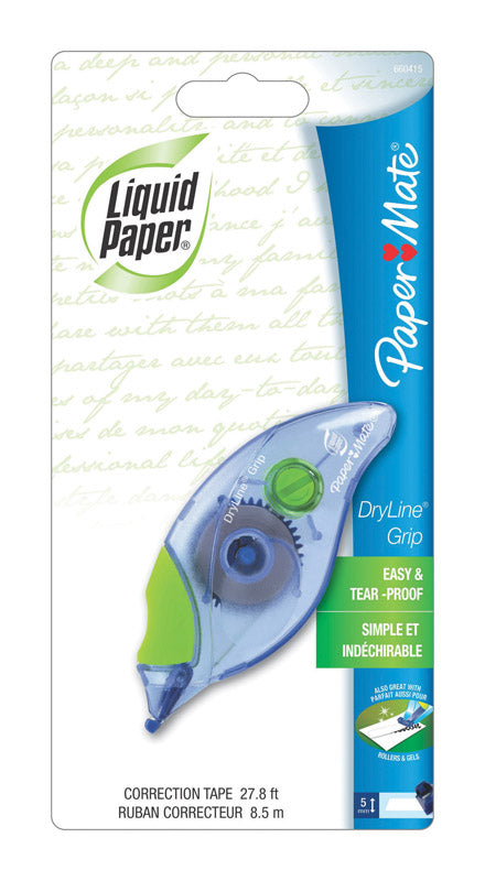 PAPER MATE - Paper Mate Liquid Paper White Correction Tape 1 pk [660415]