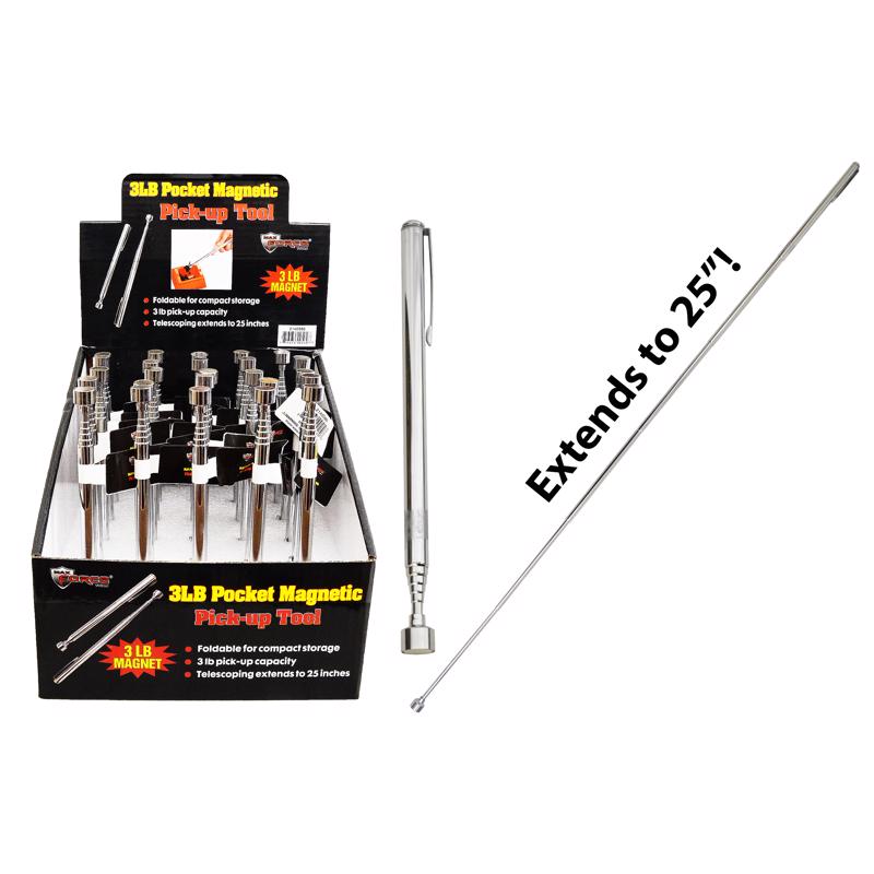 DIAMOND VISIONS - Diamond Visions 25 in. Telescoping Pocket Pick-Up Magnet 3 lb - Case of 25