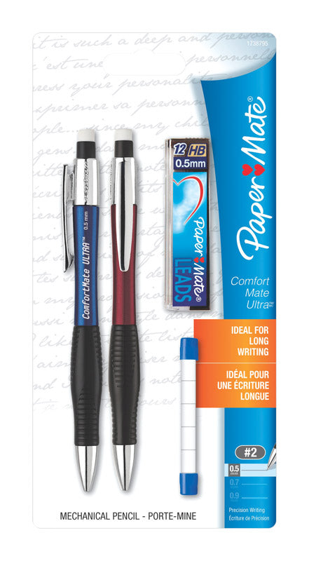 PAPER MATE - Paper Mate Comfort Mate Ultra #2HB 0.5 mm Mechanical Pencil 2 pk - Case of 6