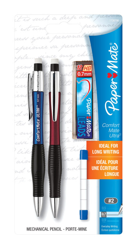 PAPER MATE - Paper Mate Comfort Mate Ultra #2HB 0.7 mm Mechanical Pencil 2 pk - Case of 6