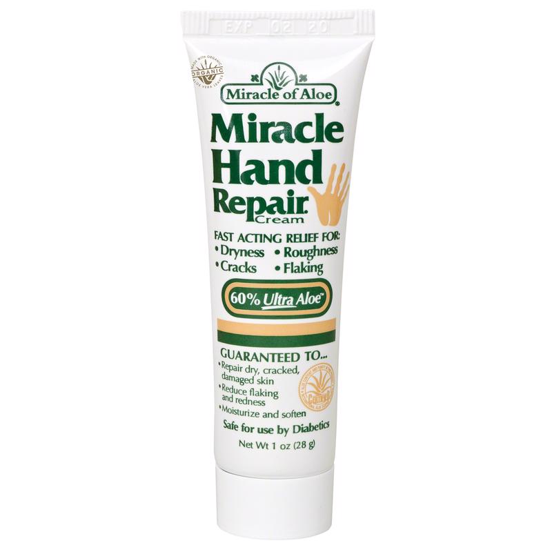 MIRACLE OF ALOE - Miracle of Aloe Herbal Scent Hand Repair Cream 1 oz 1 pk - Case of 12