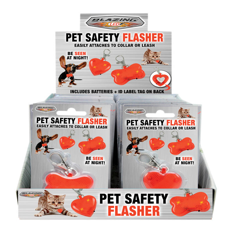 BLAZING LEDZ - Blazing LEDz Pet Safety Flasher 1 pk - Case of 24