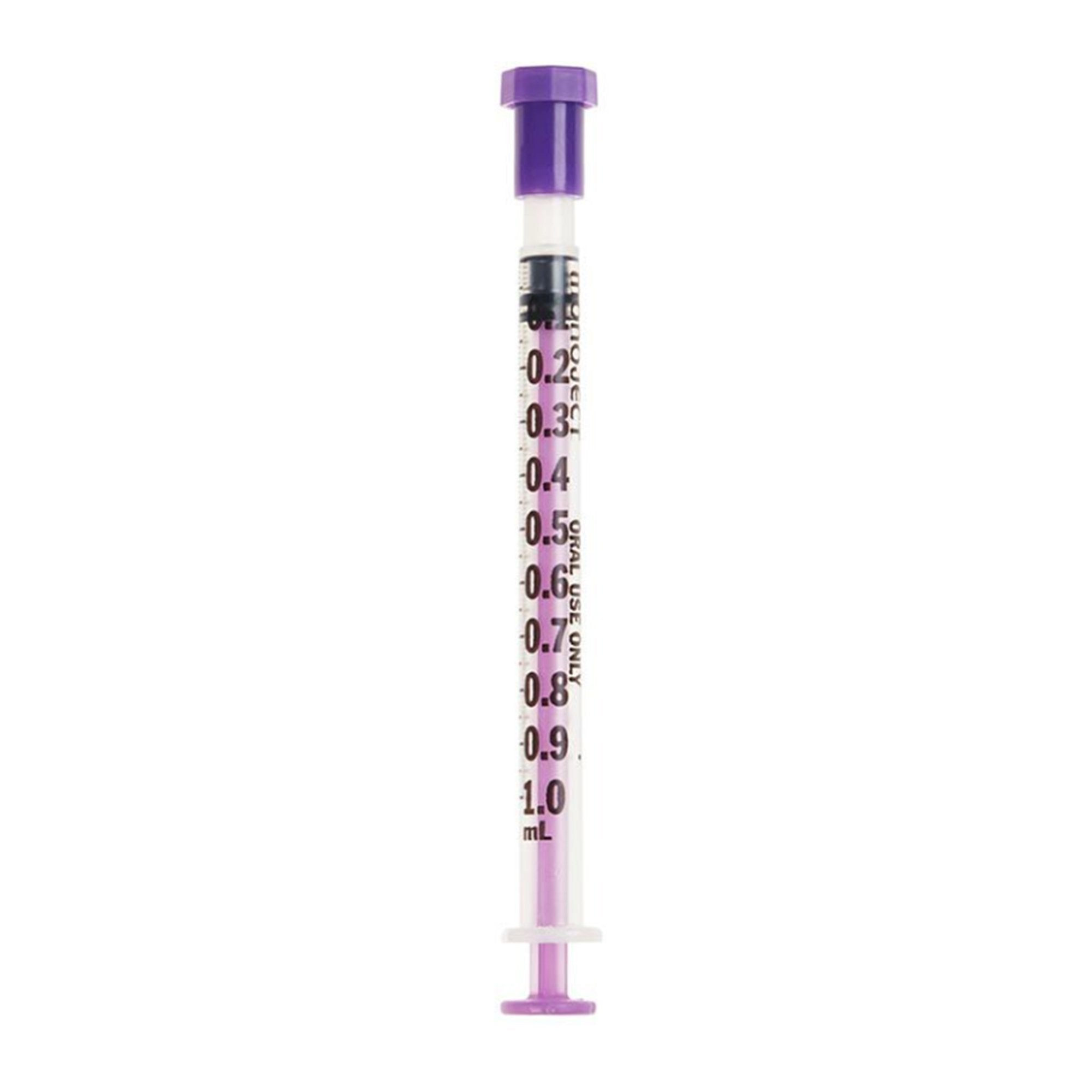 Cardinal - Oral Medication Syringe Monoject™ 1 mL Oral Tip Without Safety [100/BX] (187578_BX)