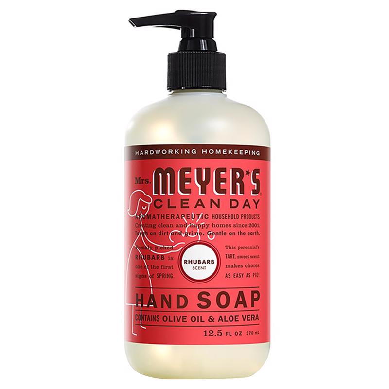 MRS. MEYER'S - Mrs. Meyer's Clean Day Organic Rhubarb Scent Antibacterial Liquid Hand Soap 12.5 oz - Case of 6