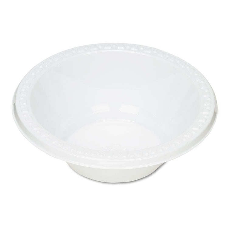 Tablemate - Plastic Dinnerware, Bowls, 12 oz, White, 125/Pack