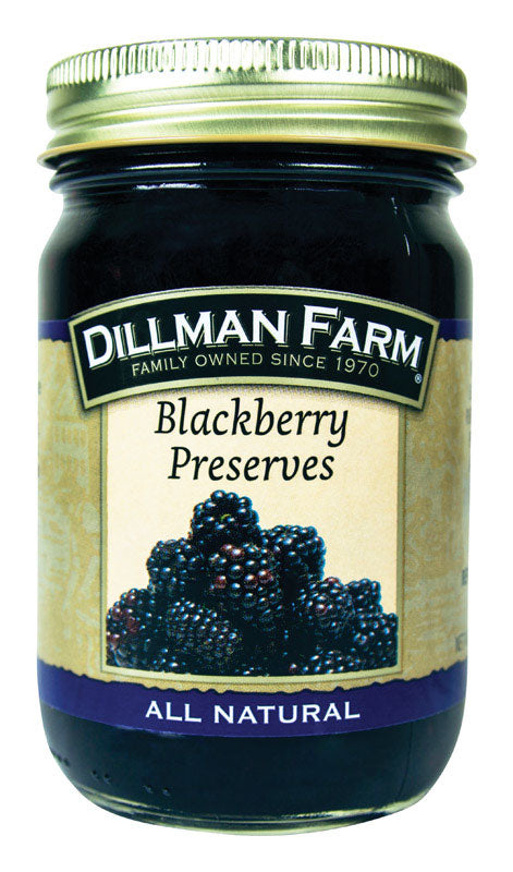 DILLMAN FARM - Dillman Farm All Natural Blackberry Preserves 16 oz Jar - Case of 6