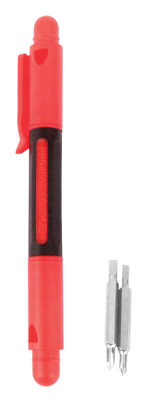 HOME PLUS - Home Plus Flat/Phillips 4-in-1 Pocket Screwdriver 3 pc - Case of 48