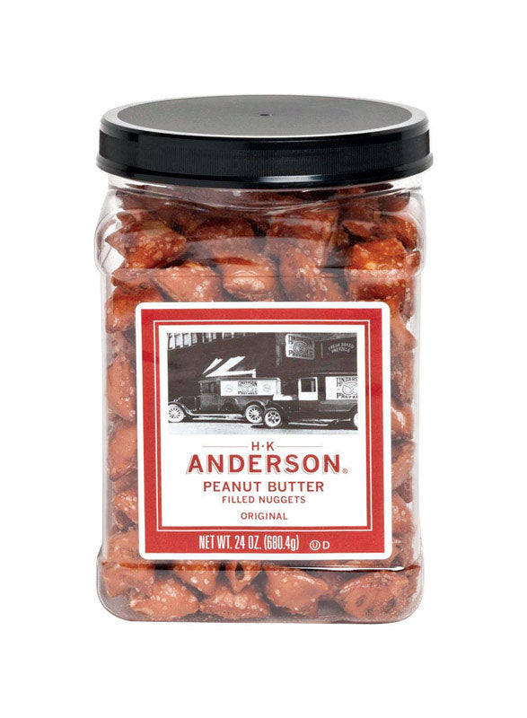 HK ANDERSON - H-K Anderson Peanut Butter Filled Pretzels 24 oz Jar - Case of 8