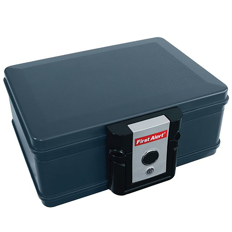 FIRST ALERT - First Alert 0.17 cu ft Key Lock Gray Fireproof Safe [2013F]