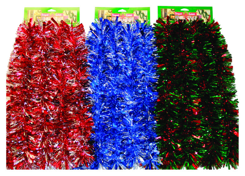FC YOUNG - FC Young 12 ft. L Wide Tinsel Christmas Garland - Case of 6