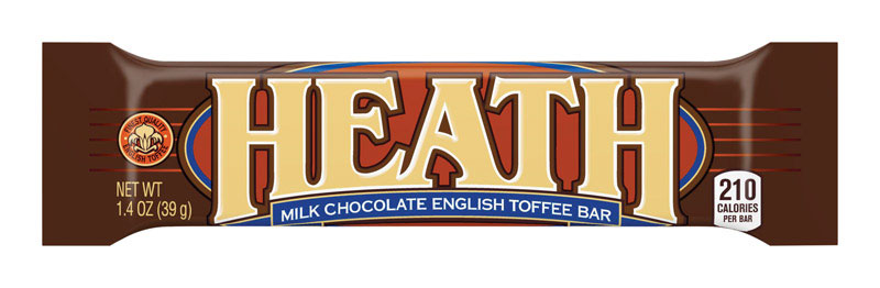 HEATH - Heath Milk Chocolate English Toffee Candy Bar 1.4 oz - Case of 18
