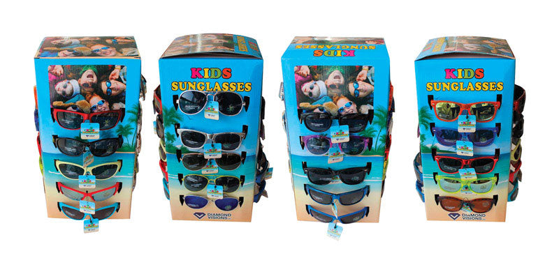 DIAMOND VISIONS - Diamond Visions Kids Sunglasses 1 pk - Case of 48