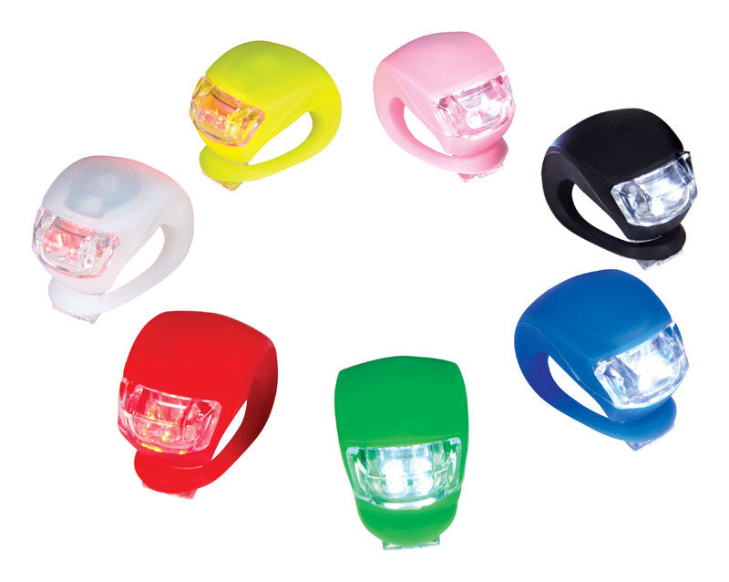 DIAMOND VISIONS - Diamond Visions Plastic Bike Lights Assorted - Case of 12