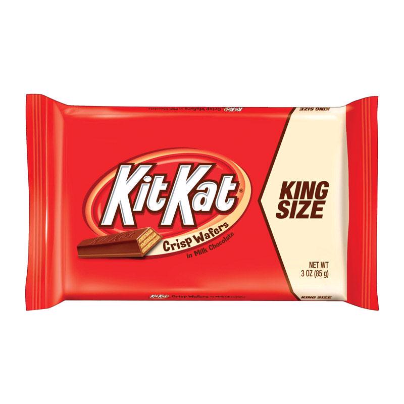 KIT KAT - Kit Kat King Size Crisp Wafers in Milk Chocolate Candy Bar 3 oz - Case of 24
