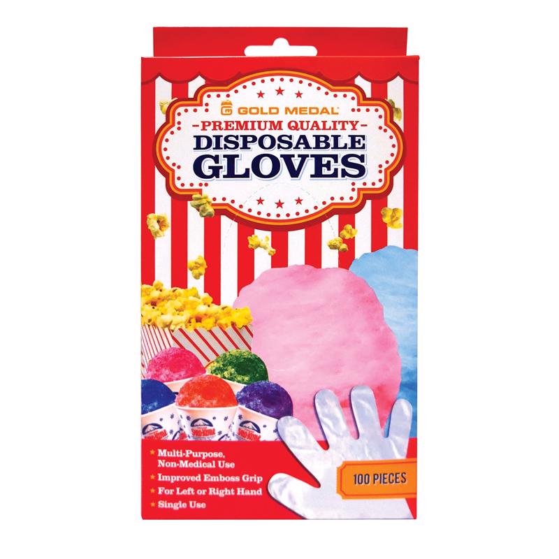 PRIME SOURCE - Prime Source HandsOff Food Service Gloves Clear L 100 pk
