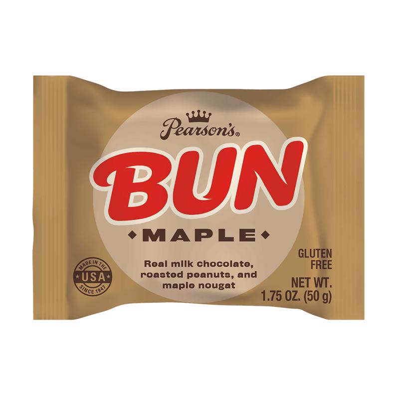 PEARSON'S - Pearson's Bun Maple Candy 1.75 oz - Case of 24