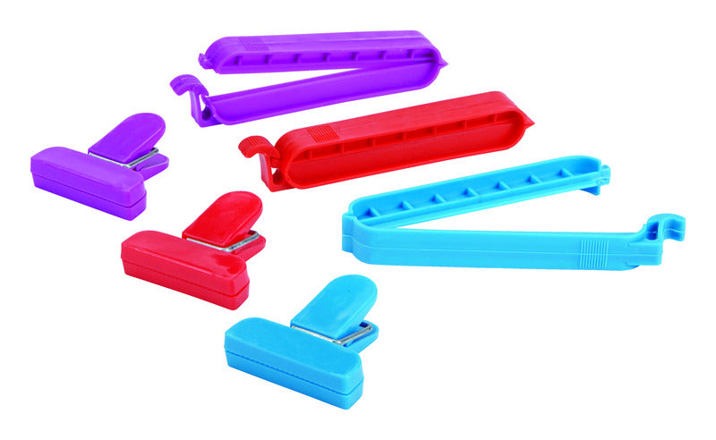 HOME PLUS - Home Plus Assorted Plastic Bag Clips - Case of 12