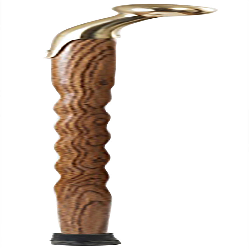 BRAZOS WALKING STICKS - Brazos Walking Sticks 37 in. Brown Oak Cane