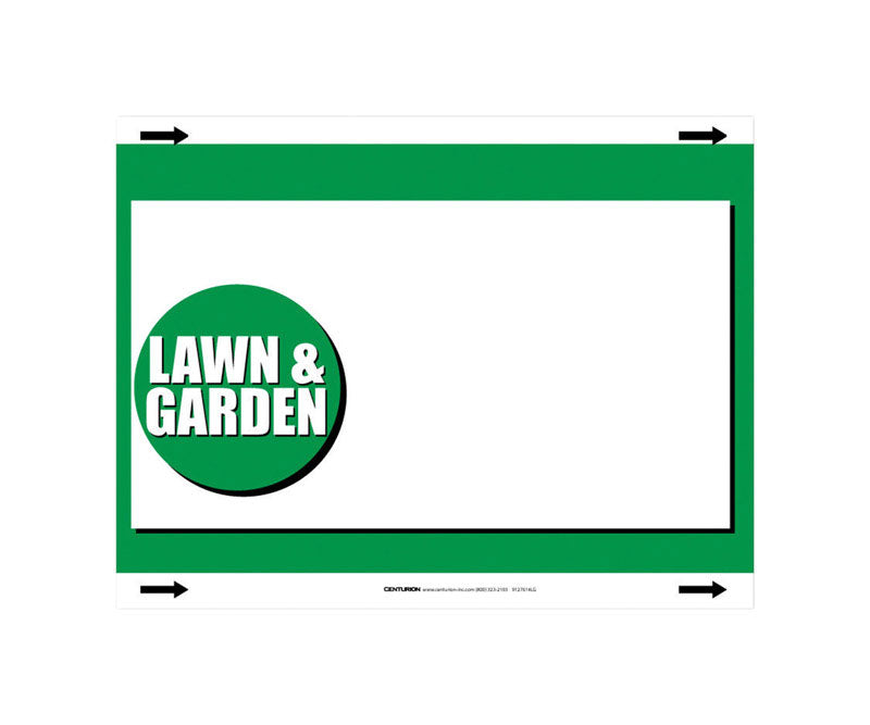 CENTURION - 11 in. H X 8.5 in. W Lawn & Garden Sign Card Stock [7061700]