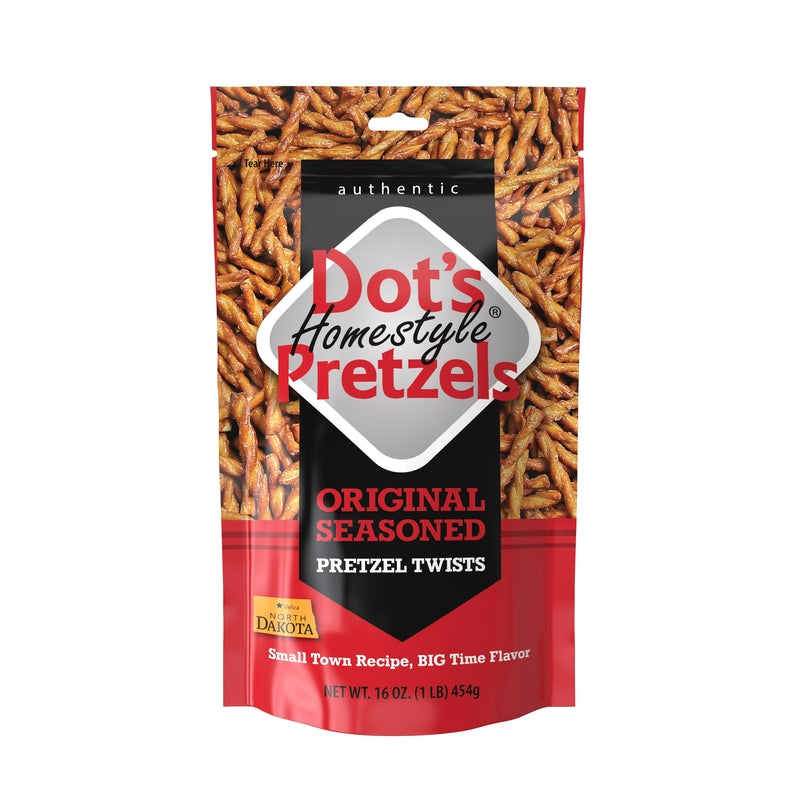 DOT'S - Dot's Homestyle Original Pretzels 16 oz Bagged - Case of 10
