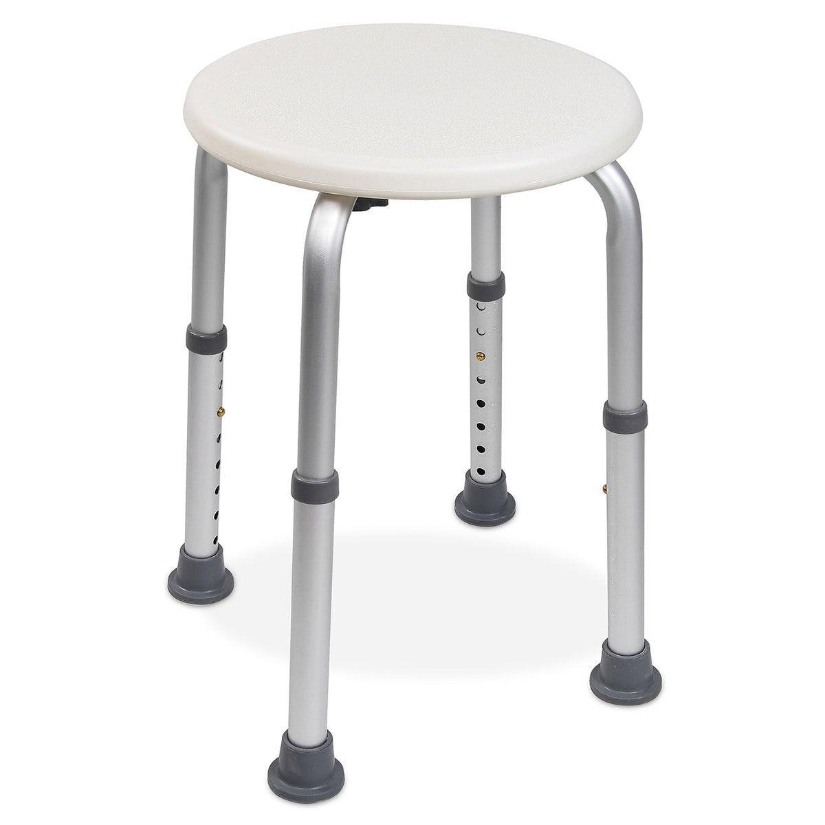 McKesson Brand - Shower Stool McKesson Without Arms Aluminum Frame Without Backrest 13 Inch Seat Width 300 lbs. Weight Capacity [1/EA]