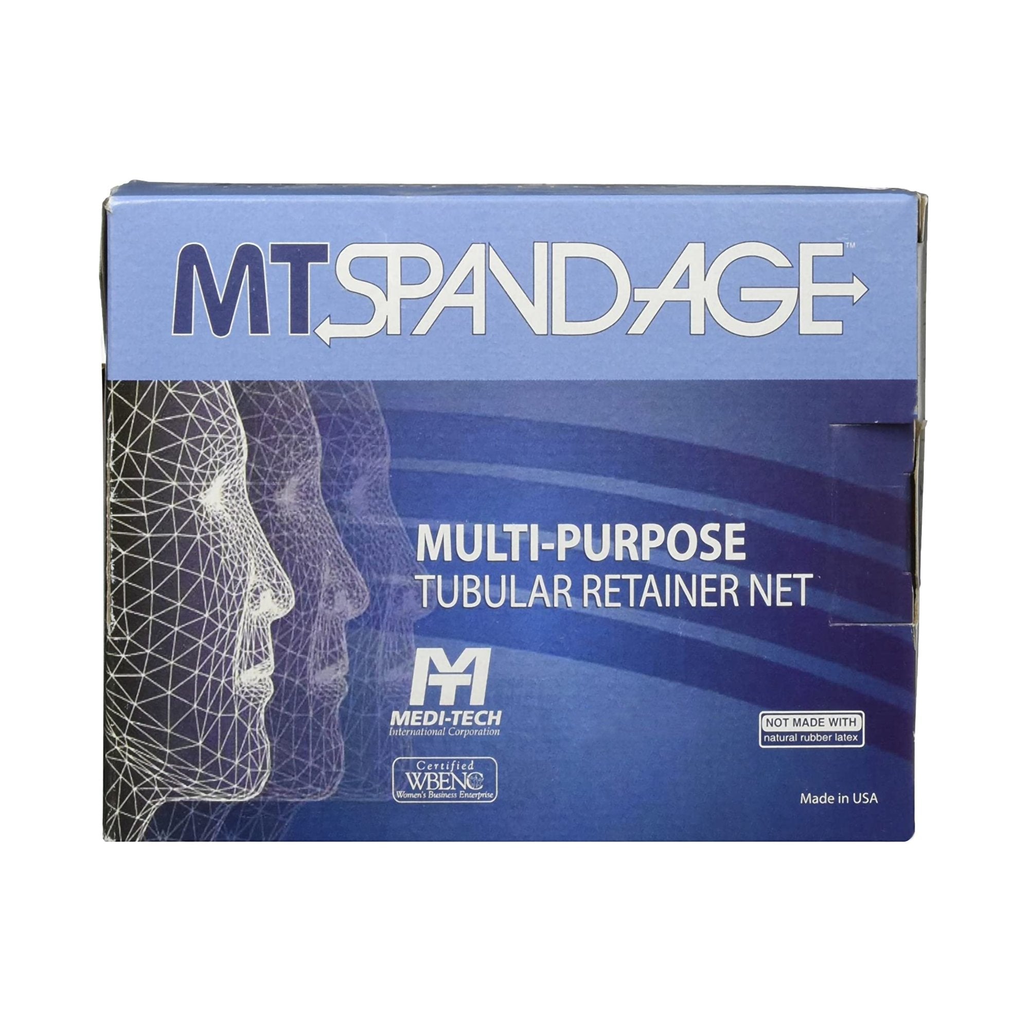 Medi-Tech International - Elastic Net Retainer Dressing MT Spandage™ Tubular Elastic 25 Yard Size 1 White Finger / Toe / Wrist NonSterile [1/EA]