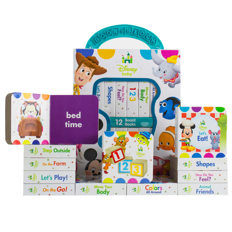 PI KIDS - My First Library Disney Baby, 12 Books