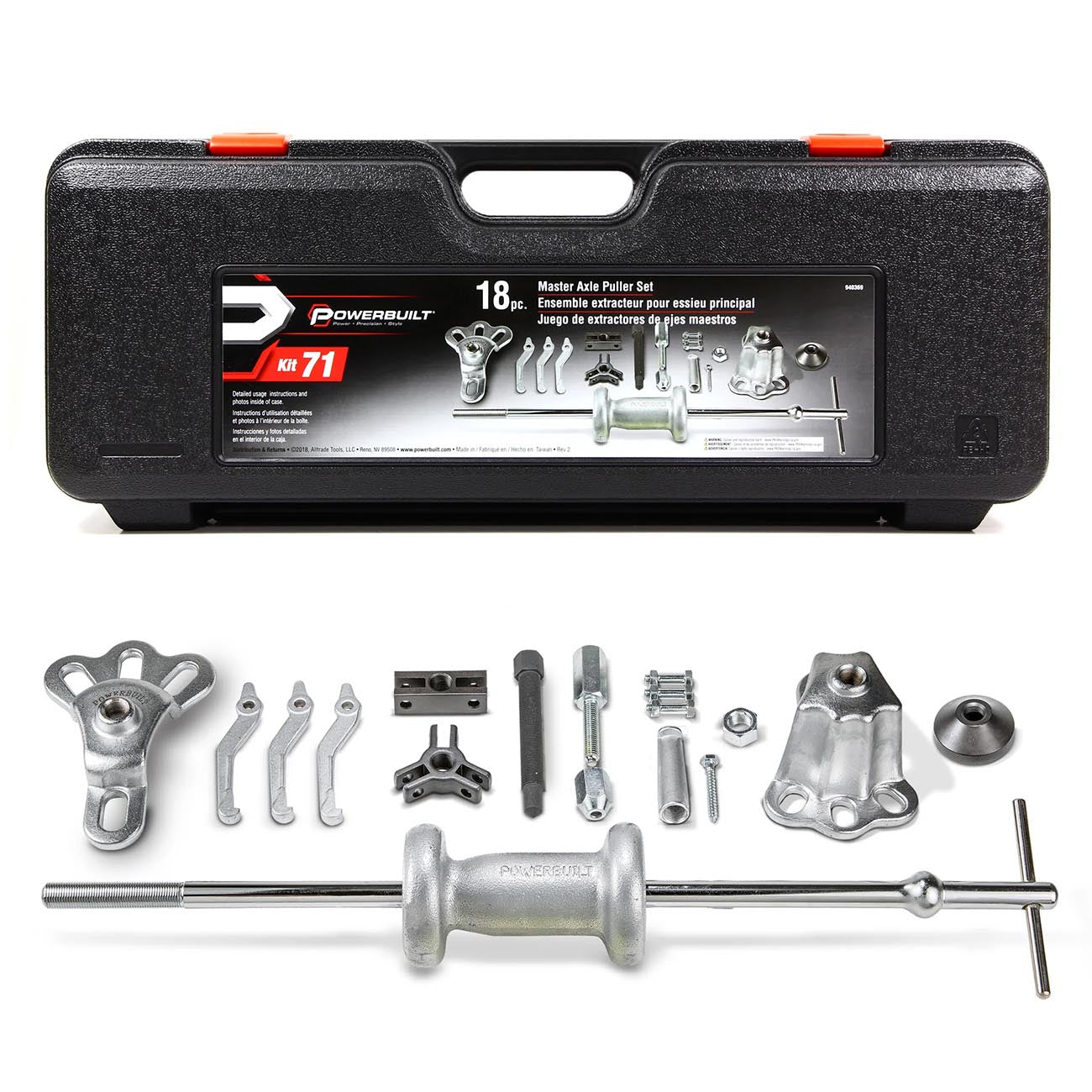 PowerBuilt Slide Hammer Puller Set (18 Piece)