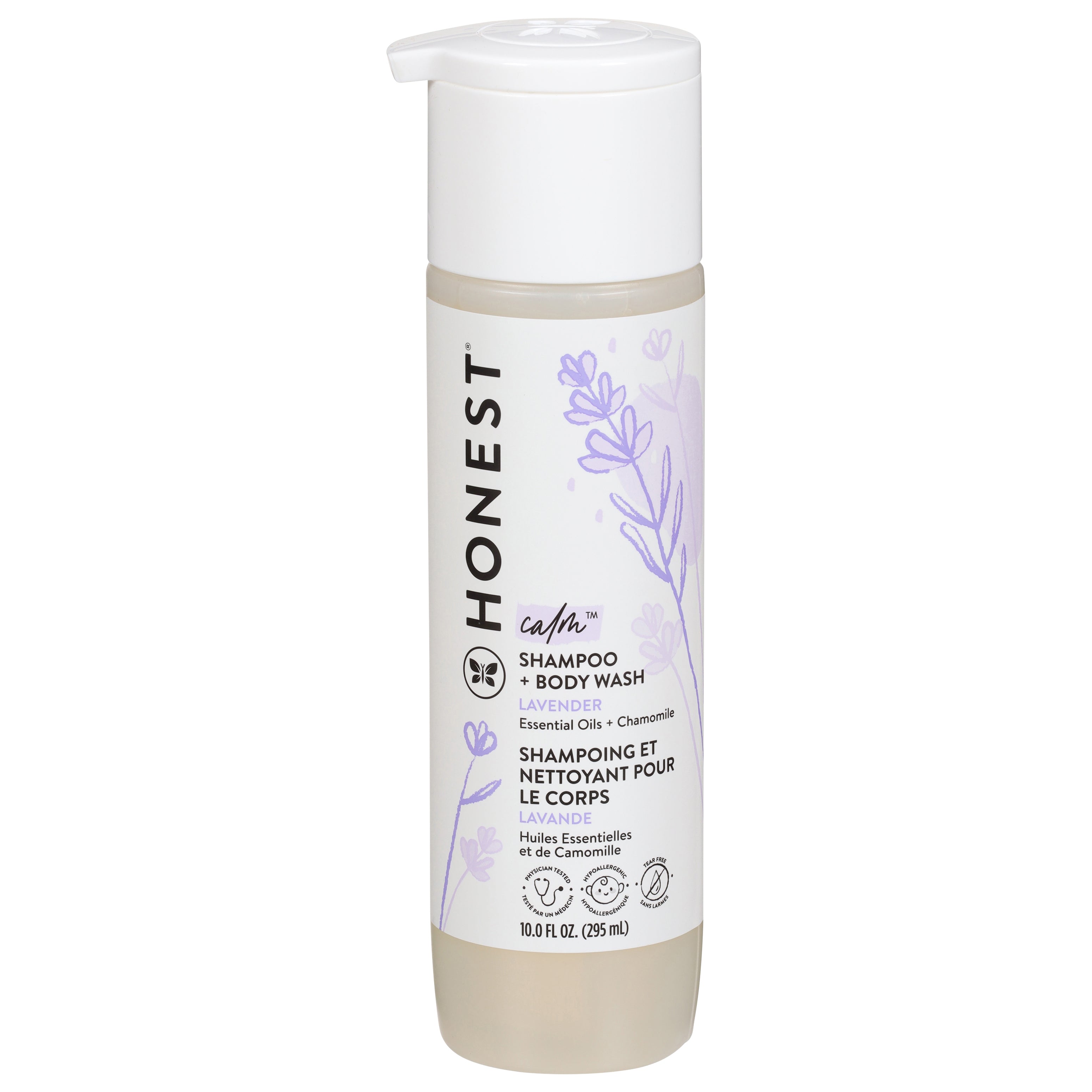 Honest Calm Lavender Shampoo + Body Wash 10.0 fl oz - Case of 1