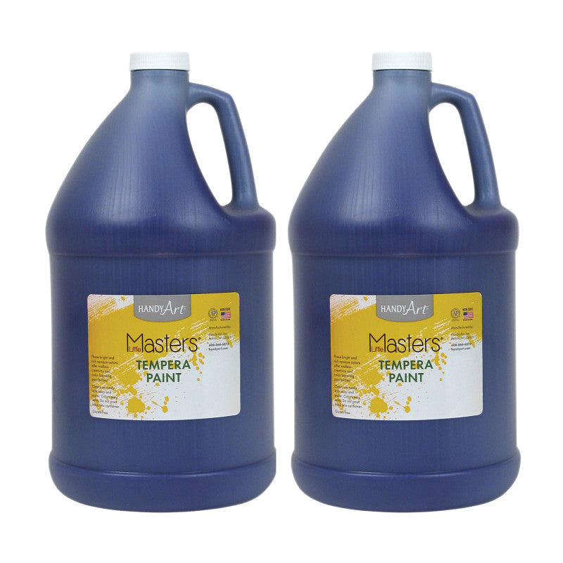HANDY ART - Little Masters® Tempera Paint, Violet, Gallon, Pack of 2