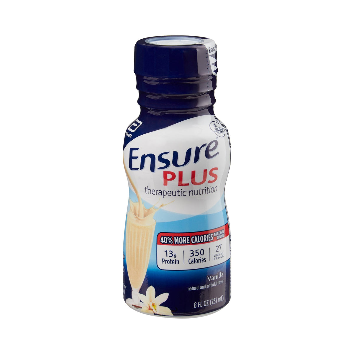 Abbott Nutrition - Oral Supplement Ensure® Plus Therapeutic Nutrition Vanilla Flavor Liquid 8 oz. Bottle [1/EA]