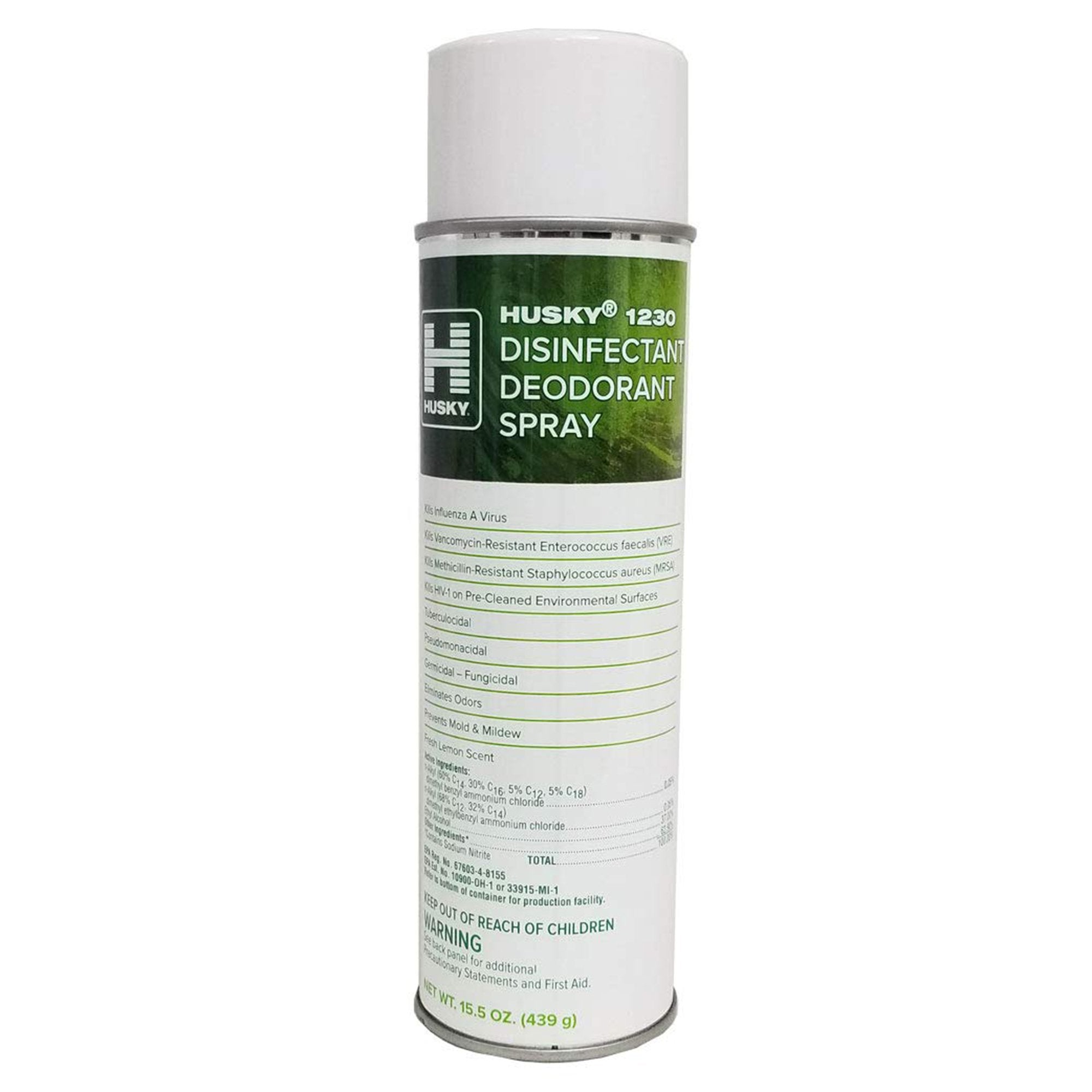 Canberra - Husky® 1230 Surface Disinfectant Alcohol Based Aerosol Spray Liquid 15.5 oz. Can Lemon Scent NonSterile [12/CS]