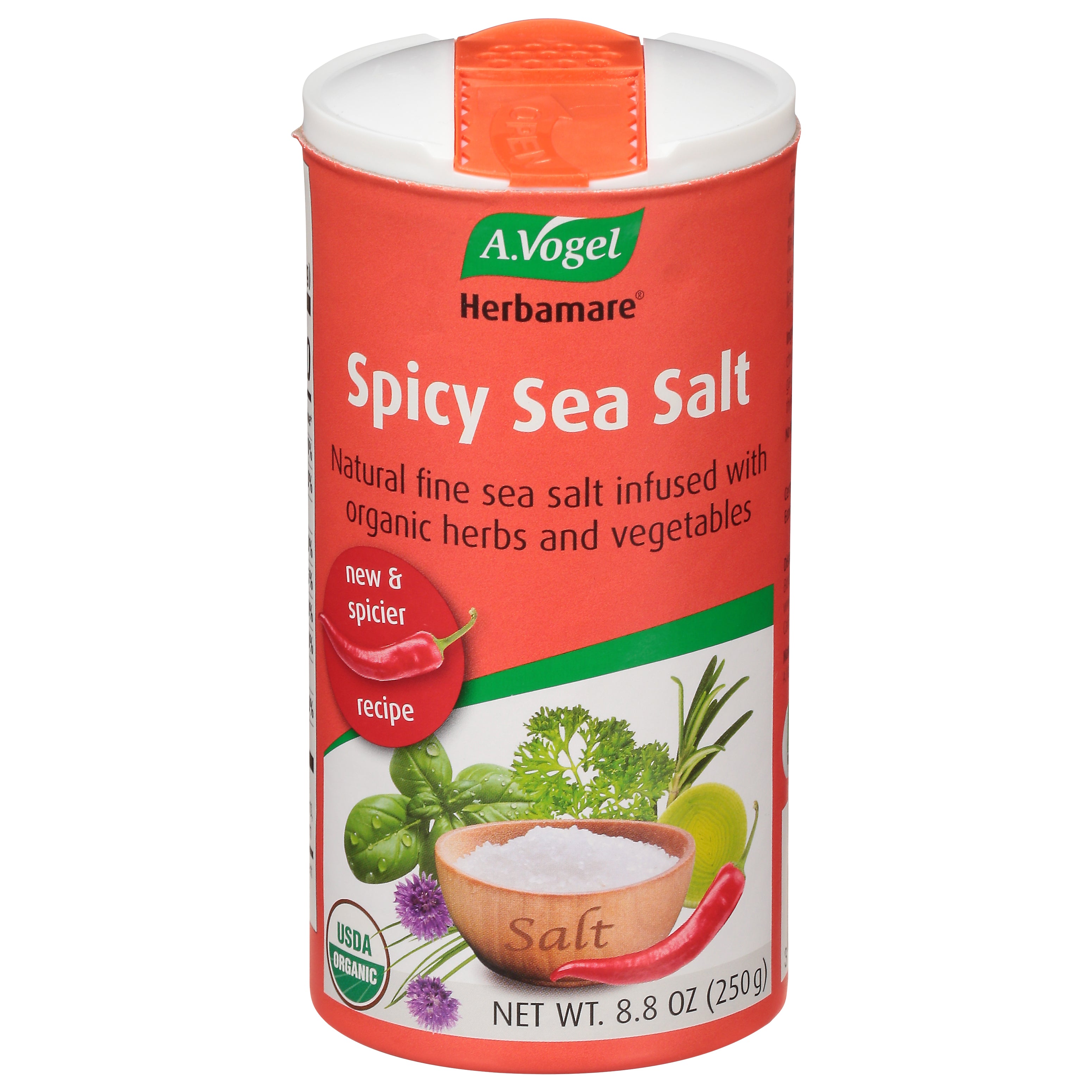 A. Vogel Herbamare Spicy Sea Salt 8.8 oz - Case of 6