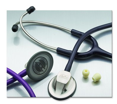 American Diagnostic Corp - Clinician Stethoscope Adscope® 615 Royal Blue 1-Tube 22 Inch Tube Single Sided Chestpiece [1/EA]
