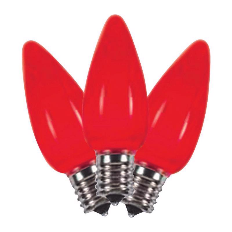 HOLIDAY BRIGHT LIGHTS - Holiday Bright Lights LED C9 Red 25 ct Replacement Christmas Light Bulbs [BU25LEDSC9-ORDA]