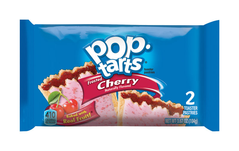POP-TARTS - Pop-Tarts Frosted Cherry Toaster Pastries 3.67 oz Pouch - Case of 6