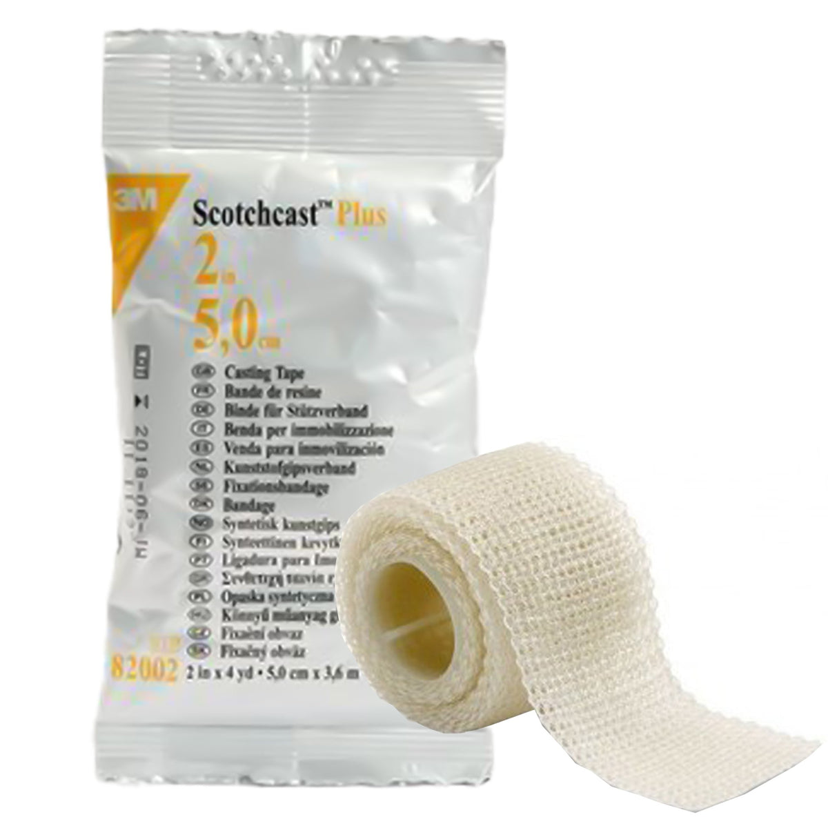 Solventum Corporation - Cast Tape 3M™ Scotchcast™ Plus 2 Inch X 12 Foot Fiberglass / Resin White [10/BX]