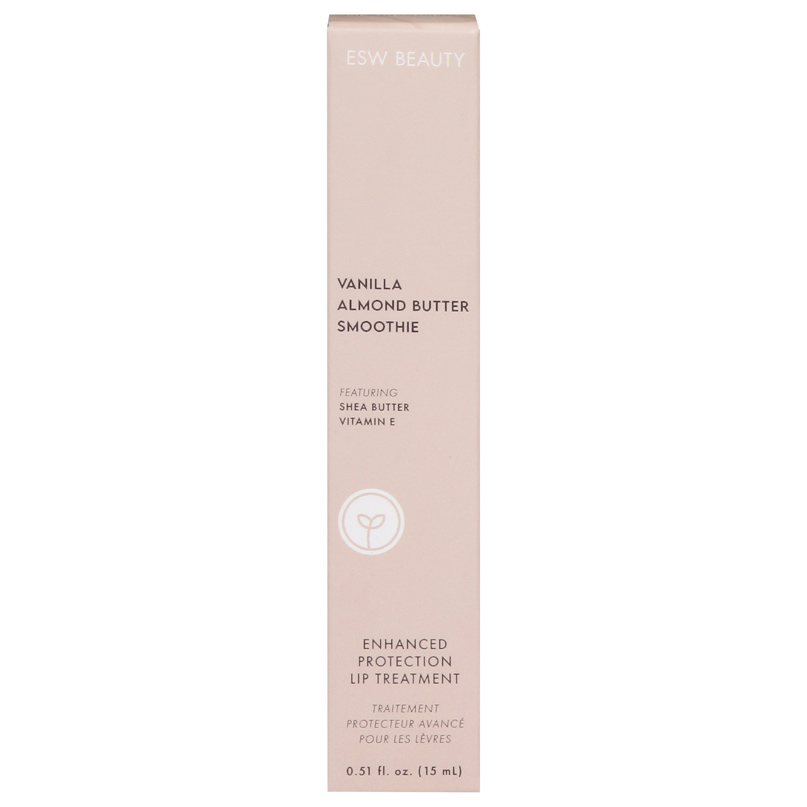 ESW Beauty Vanilla Almond Butter Smoothie Lip Treatment 0.51 fl oz - Case of 1