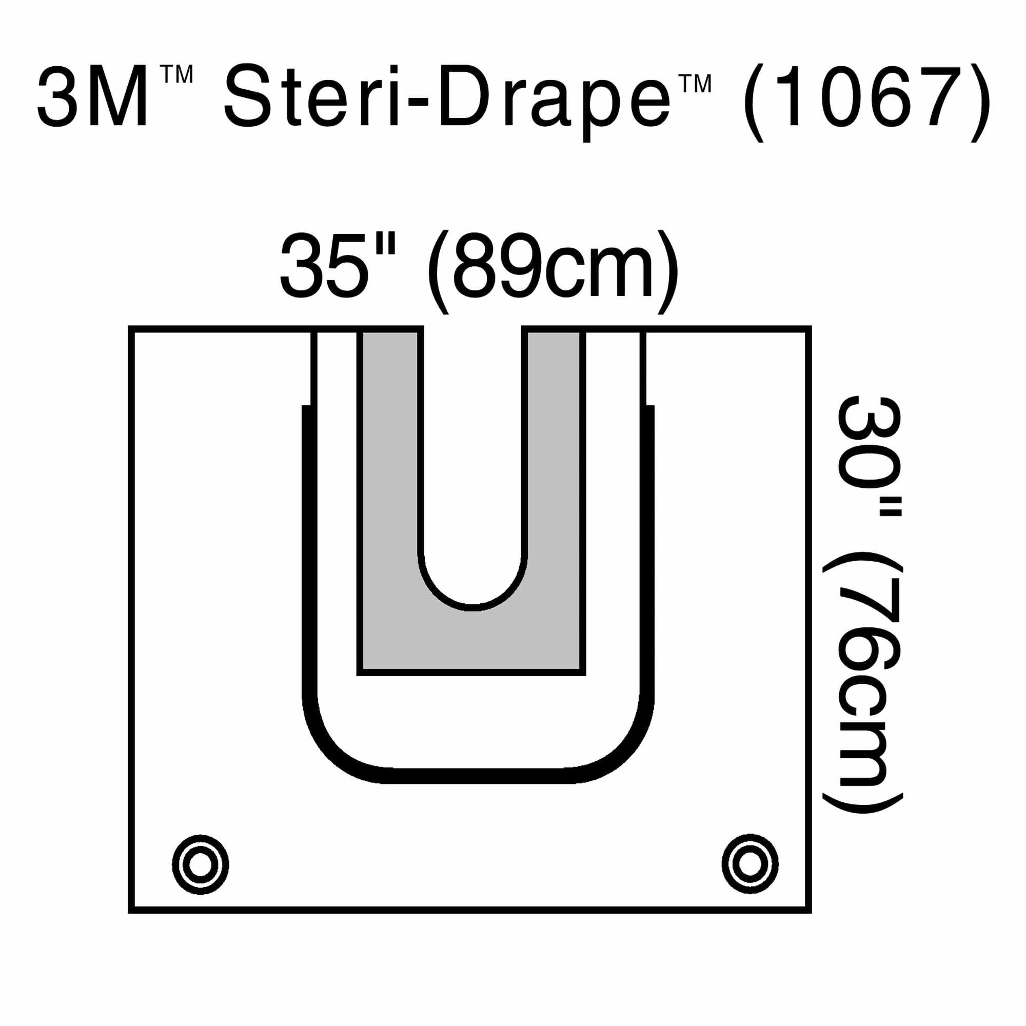 Solventum Corporation - Orthopedic Drape 3M™ Steri-Drape™ U-Pouch 35 W X 30 L Inch Sterile [5/BX]