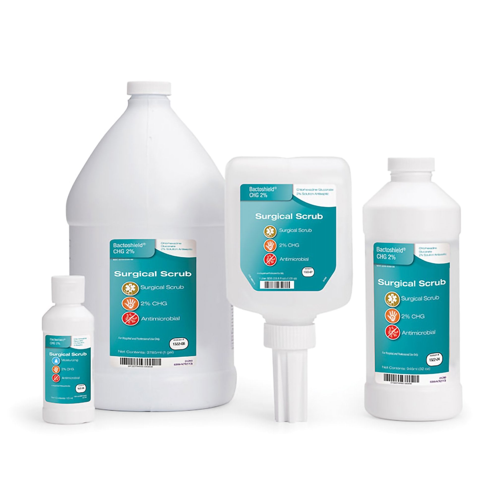 SC Johnson Professional USA Inc - Surgical Scrub Solution Bactoshield® 4 oz. Bottle 4% Strength CHG (Chlorhexidine Gluconate) NonSterile [1/EA]