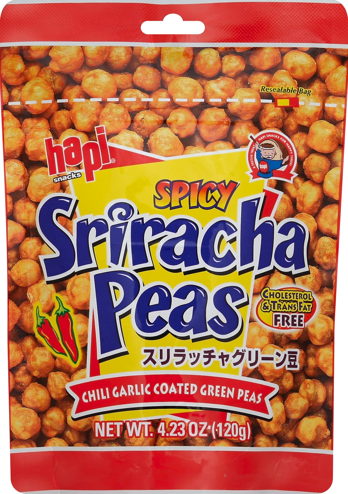 Hapi Peas 4.23 oz - Case of 12